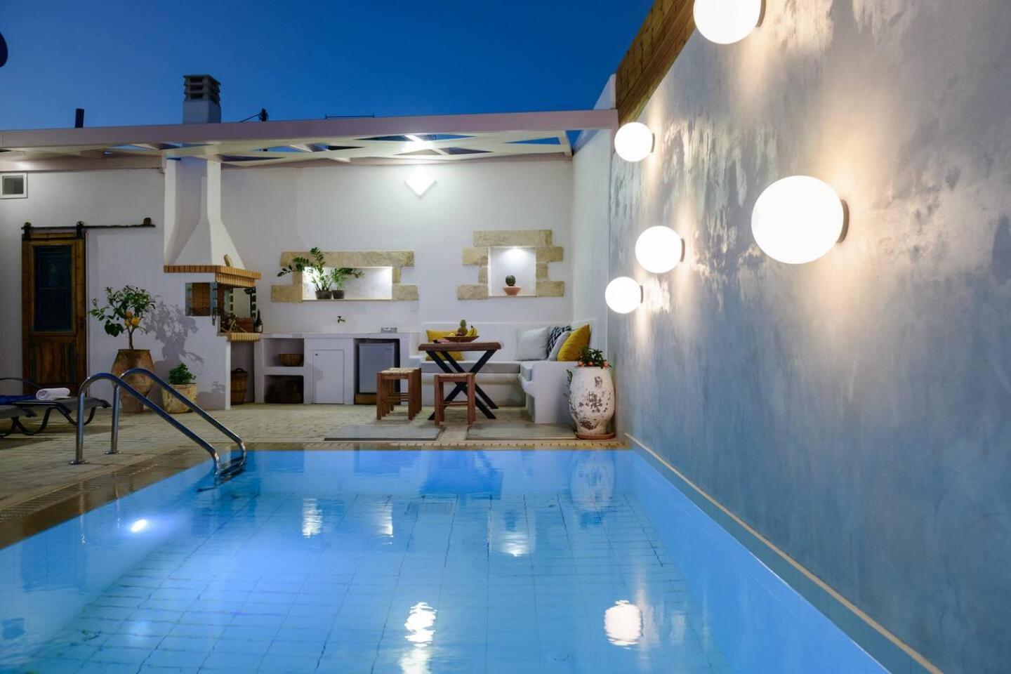 Chrisanthi Elegant Villa Pitsidia Eksteriør bilde